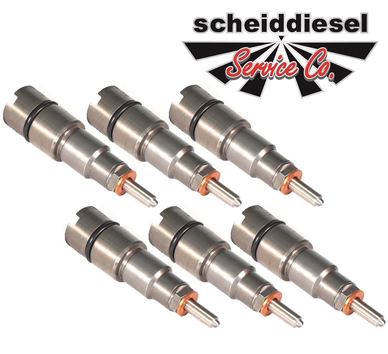 SCHEID DIESEL 106LIGHTNING00103 LIGHTNING 6X.015 PRO STREET INJECTORS 1998.5-2002 DODGE CUMMINS 5.9L 24V