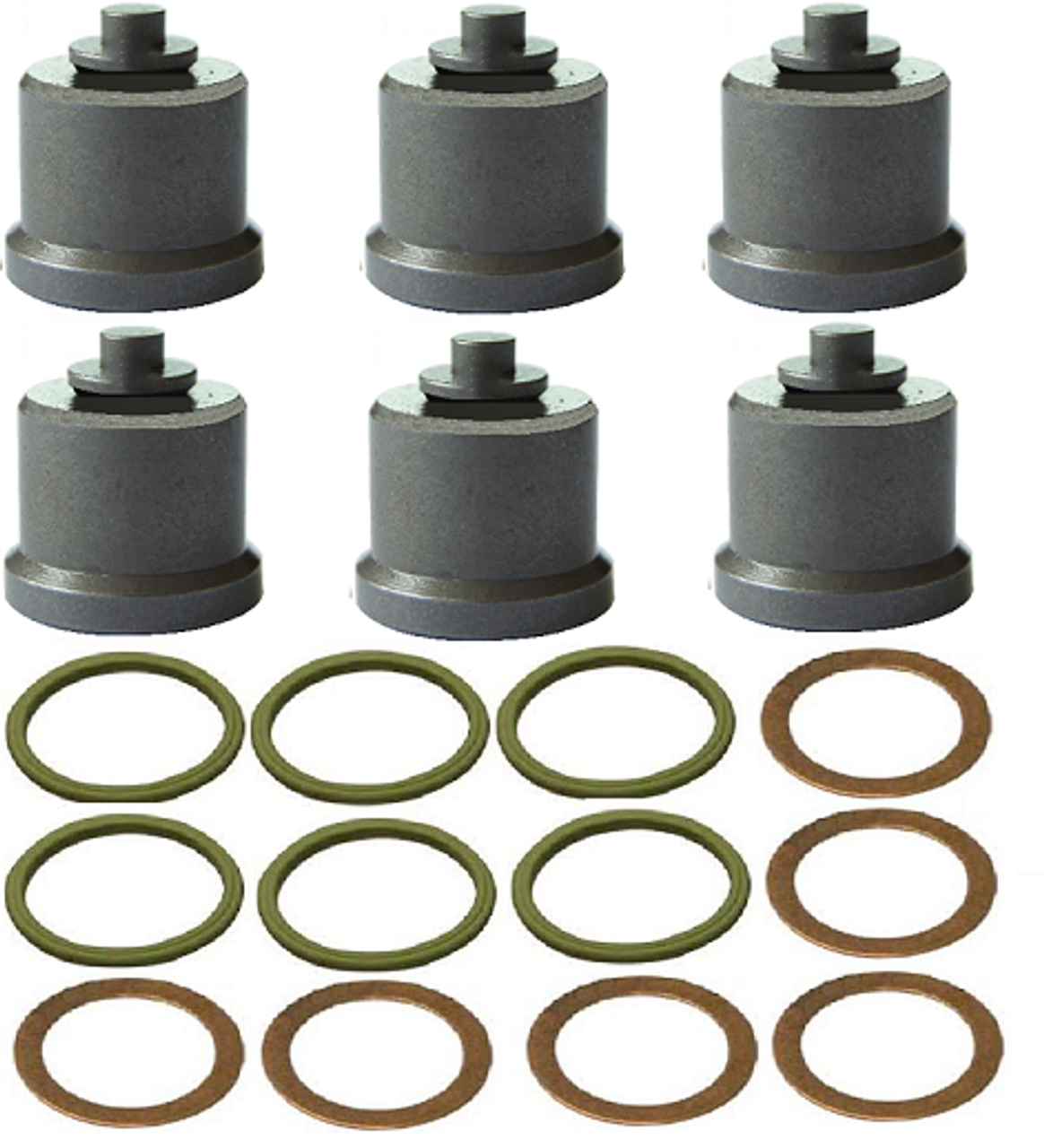 CPP P7100 COMPETITION FULL CUT DELIVERY VALVES FOR 1994-1998 DODGE RAM WITH CUMMINS 5.9L 12V ENGINES