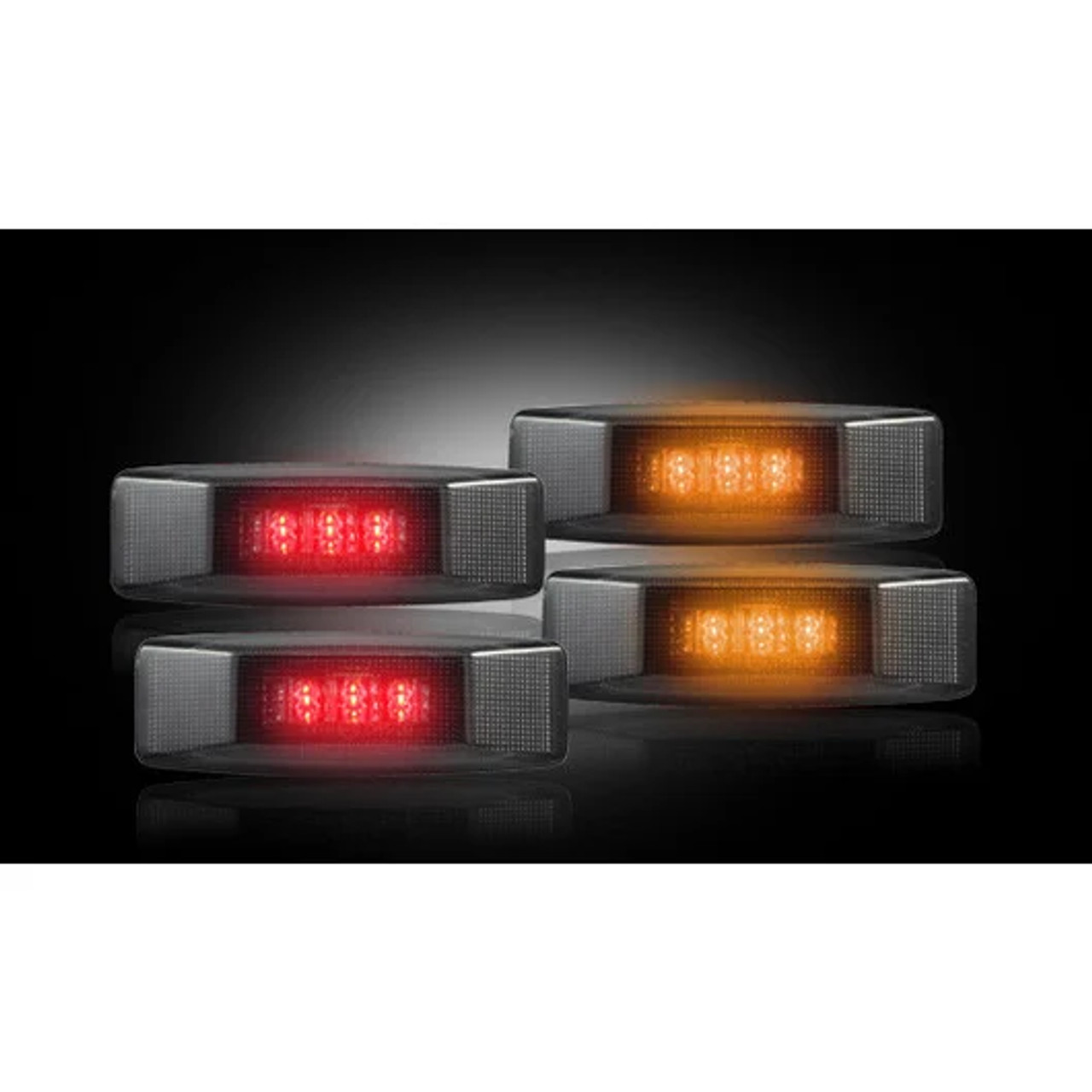 RECON 264130BK SMOKED 4-PC LED DUALLY FENDER LIGHTS 1994-2001 DODGE RAM DUALLY RECON 264130BK SMOKED 4-PC LED DUALLY FENDER LIGHTS 1994-2001 DODGE RAM DUALLY