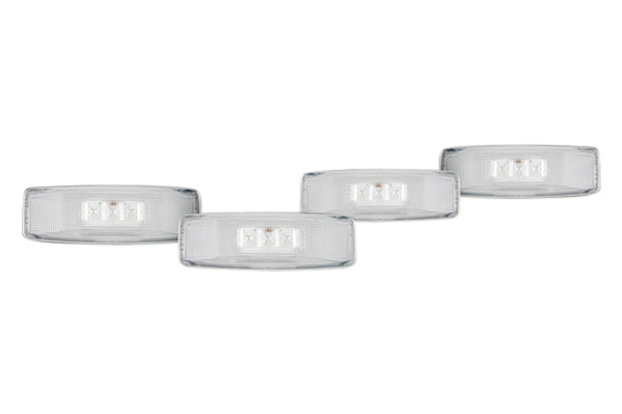 RECON 264130CL CLEAR 4-PC LED DUALLY FENDER LIGHTS 1994-2001 DODGE RAM DUALLY RECON 264130CL CLEAR 4-PC LED DUALLY FENDER LIGHTS 1994-2001 DODGE RAM DUALLY