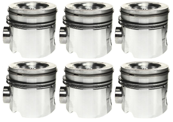 Mahle OE DODGE TRK / Cummins 6.7L 06-11 Piston With Rings Set (Set of 6) main image 1