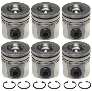 MAHLE 224-3355.020 ENGINE PISTON SET-.020 OVER SIZE 1998.5-2002 CUMMINS 5.9L 24V