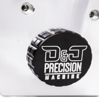 D&J PRECISION MACHINE 03-05 DODGE CUMMINS BILLET VALVE COVER