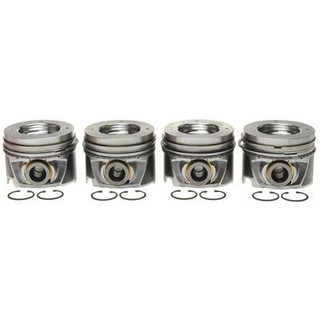MAHLE 224-3708WR.040 PISTON KIT WITH RINGS-RIGHT-.040 OVER BORE 2006-2010 GM DURAMAX 6.6L LLY/LBZ/LMM