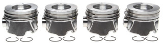 MAHLE 224-3709WR.030 PISTON KIT WITH RINGS-LEFT-.030 OVER BORE 2006-2010 GM DURAMAX 6.6L LLY/LBZ/LMM