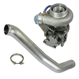 BD DIESEL 1045220 SUPER B SINGLE SX S358 TURBO KIT W / FMW BILLET WHEEL 1994-2002 DODGE CUMMINS 5.9L 12V / 24V