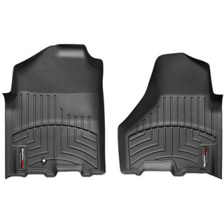 WEATHERTECH 442161 FRONT FLOORLINER, BLACK FOR 2010-2012 RAM 2500/3500 (CREW/MEGA CAB - WITH DRIVER FLOOR HOOK, W/O PTO KIT)