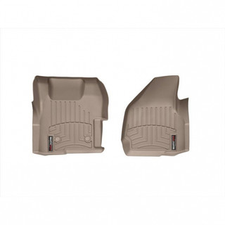 WEATHERTECH 454221 FRONT FLOORLINER, TAN 2011-2012 FORD SUPER DUTY (REGULAR CAB - WITH 4X4 FLOOR SHIFTER W/O RAISED DEAD PEDAL)