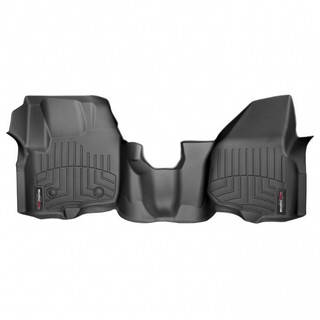 WEATHERTECH 444341 FRONT FLOORLINER, BLACK  2012-2016 FORD SUPER DUTY (EXTENDED/CREW CAB - W/O 4X4 FLOOR SHIFTER WITH RAISED DEAD PEDAL)(OVER-THE-HUMP)