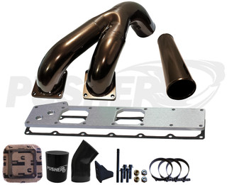 PUSHER PDC9498MT 3.5" MEGA TWIN INTAKE SYSTEM 1994-1998 DODGE CUMMINS 5.9L 12V