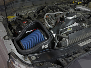 AFE POWER 54-11872-1 MAGNUM FORCE STAGE-2 COLD AIR INTAKE SYSTEM W  PRO 5R MEDIA FORD DIESEL TRUCKS 11-16 V8-6.7L (TD)