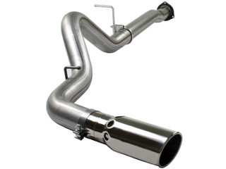 AFE POWER 49-44004 LARGE BORE-HD 4 IN 409 STAINLESS STEEL DPF-BACK EXHAUST SYSTEM GM DIESEL TRUCKS 07.5-10 V8-6.6L (TD) LMM