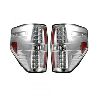 RECON 264168CL TAIL LIGHTS LED IN CLEAR 09-14 FORD F150 & RAPTOR