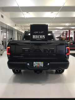 RECON 264369BK OLED TAIL LIGHTS IN SMOKED DODGE RAM 1500 09-18 & 2500/3500 10-18