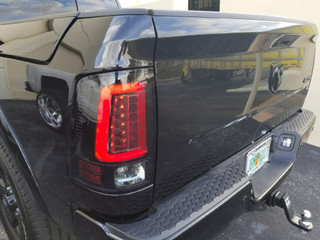 RECON 264336BK DODGE RAM 1500/2500/3500 13-18 (REPLACES OEM LED) TAIL LIGHTS OLED IN SMOKED