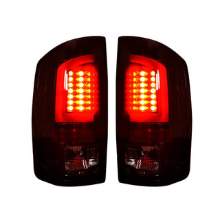 RECON 264371BK TAIL LIGHTS OLED IN SMOKED DODGE RAM 02-06 1500 & 2500/3500 03-06