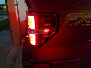 RECON 264368RBK TAIL LIGHTS OLED IN DARK RED SMOKED 09-14 FORD F150 & RAPTOR