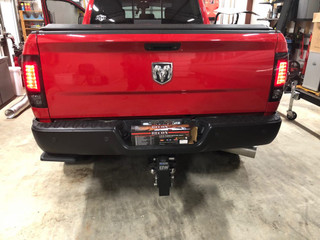 RECON 264336BKS OLED TAIL LIGHTS SCANNING OLED TURN SIGNALS IN SMOKED 13-18 DODGE RAM 1500/2500/3500