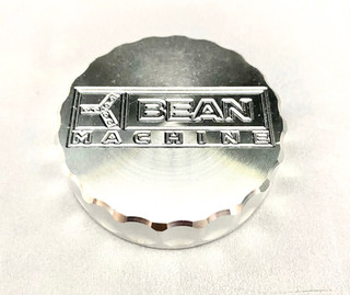 BEAN MACHINE 210050 BILLET CUMMINS PUSH-ON BRAKE FLUID CAP COVER 2003-2021 DODGE 5.9L/6.7L CUMINS (WITH TWIST ON BRAKE RES. CAP)