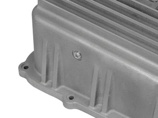 AFE POWER 46-70180 AFE POWER TRANSMISSION PAN RAW W/ MACHINED FINS FORD DIESEL TRUCKS 11-19 V8-6.7L (TD)