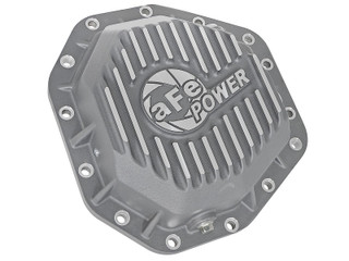 AFE POWER 46-70350 STREET SERIES REAR DIFFERENTIAL COVER RAW W/ MACHINED FINS  FORD DIESEL TRUCKS 17-19 V8-6.7L (TD)