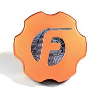 FLEECE FPE-OC-CR-F-ORG BILLET OIL CAP COVER-ORANGE 2003-2018 CUMMINS 5.9L/6.7L 24V