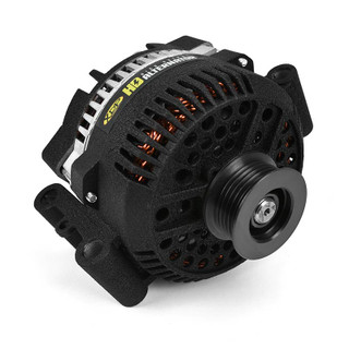 XDP XD357 WRINKLE BLACK HD HIGH OUTPUT ALTERNATOR FOR 94-97 FORD SUPERDUTY WITH 7.3L POWERSTROKE ENGINE