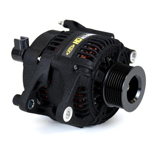 XDP XD510 HD HIGH OUTPUT ALTERNATOR (NEW) WRINKLE BLACK 1990-1998.5 DODGE CUMMINS 5.9L 12V/24V