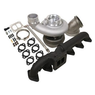 BD DIESEL 1045176 IRON HORN 5.9L TURBO KIT S366SXE / 80 / 0.91AR 2003-2007 DODGE CUMMINS 5.9L 24V