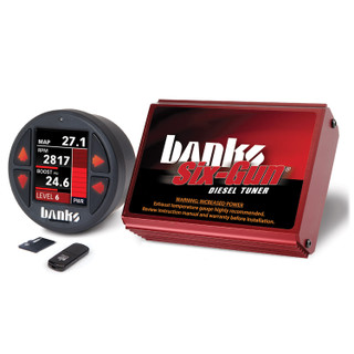 BANKS 61444 SIX-GUN DIESEL TUNER W/IDASH 1.8 DATAMONSTER 2006-2007 GM DURAMAX 6.6L LLY/LBZ