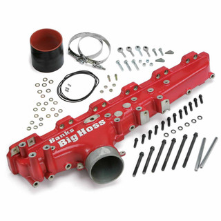 BANKS 42747 RACING INTAKE MANIFOLD RED POWDER-COATED 2003-2007 CUMMINS 5.9L 24V