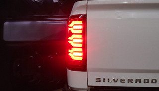 ALPHAREX 620040 14-18 Chevrolet Silverado 1500 / 15-19 Silverado 2500HD/3500HD / 15-19 GMC Sierra 3500HD Dually LUXX-Series LED Tail Lights Alpha-Black