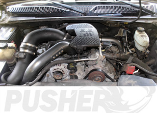 PUSHER PGD0405SKT SUPERMAX INTAKE SYSTEM AND HD DRIVER-SIDE CHARGE TUBE 2004.5-2005 GM DURAMAX 6.6L LLY