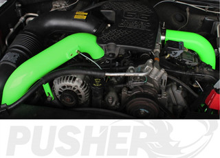 PUSHER PGD0405SKT SUPERMAX INTAKE SYSTEM AND HD DRIVER-SIDE CHARGE TUBE 2004.5-2005 GM DURAMAX 6.6L LLY