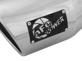 AFE 49T50702-P12 MACH Force-Xp 5" 304 Stainless Steel Exhaust Tip 5" In x 7" Out x 12" L Bolt-On Left