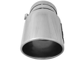 AFE 49T50702-P12 MACH Force-Xp 5" 304 Stainless Steel Exhaust Tip 5" In x 7" Out x 12" L Bolt-On Left