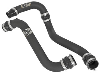 AFE 46-20114-B BladeRunner 3 IN Aluminum Hot and Cold Charge Pipe Kit Black GM Diesel Trucks 11-16 V8-6.6L (td) LML