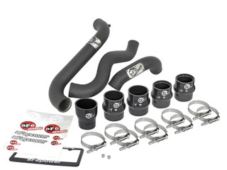 AFE 46-20114-B BladeRunner 3 IN Aluminum Hot and Cold Charge Pipe Kit Black GM Diesel Trucks 11-16 V8-6.6L (td) LML