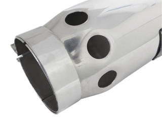 AFE 49T40501-P121 MACH Force-Xp 4 IN 304 Stainless Steel Intercooled Exhaust Tip 4" In x 5" Out x 12" L Bolt-On