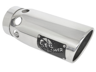 AFE 49-44125-P Large Bore-HD 5 IN 409 Stainless Steel DPF-Back Exhaust System GM Diesel Trucks 20-23 V8-6.6L (td) L5P