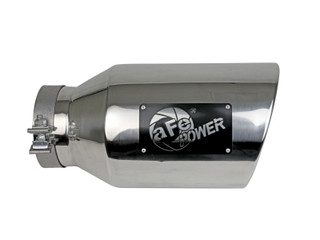 AFE 49T50801-P15 MACH Force-Xp 5" 304 Stainless Steel Exhaust Tip 	 5" In x 8" Out x 15" L Bolt-On