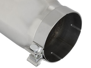AFE 49T50601-P15 MACH Force-Xp 5" 304 Stainless Steel Exhaust Tip 5" In x 6" Out x 15" L Bolt-On