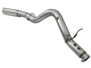 AFE 49-44085-P Large Bore-HD 5 IN 409 Stainless Steel DPF-Back Exhaust System GM Diesel Trucks 17-19 V8-6.6L (td) L5P