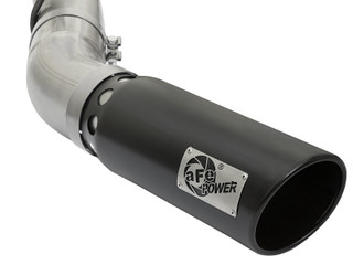 AFE 49-44085-B Large Bore-HD 5 IN 409 Stainless Steel DPF-Back Exhaust System GM Diesel Trucks 17-19 V8-6.6L (td) L5P