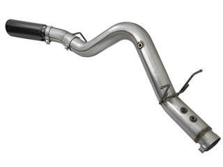 AFE 49-44085-B Large Bore-HD 5 IN 409 Stainless Steel DPF-Back Exhaust System GM Diesel Trucks 17-19 V8-6.6L (td) L5P