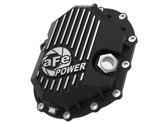 AFE 46-71050B Pro Series Front Differential Cover Black w/Machined Fins GM 2500/3500 11-20 V8-6.0L/6.6L (AAM 9.25)