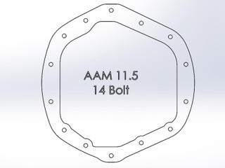 AFE 46-70390 Street Series Rear Differential Cover Raw w/ Machined Fins Dodge/RAM Trucks 2500/3500 03-18 (AAM 11.5/11.8)