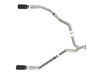 AFE 49-42080-B Large Bore-HD 3 IN DPF-Back Stainless Steel Exhaust System w/ Black Tip RAM 1500 EcoDiesel 20-22 V6-3.0L (td)