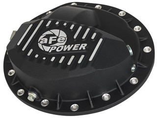 AFE 46-70362 Rear Differential Cover, Machined Fins; Pro Series Nissan Titan XD 16-19 V8-5.0L (td) (AAM 9.5-14)