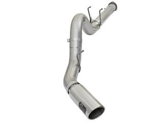 AFE 49-03090-P ATLAS 5 IN Aluminized Steel DPF-Back Exhaust System Ford Diesel Trucks 17-23 V8-6.7L (td)